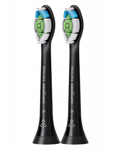 Змінні насадки на зубну щітку Philips W2 HX6064 SONICARE DIAMOND CLEAN 2шт Чорні