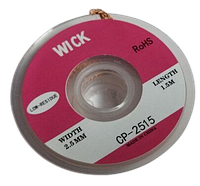 Лента для удаления припоя WICK CP-2515, 2.5mm 1.5m