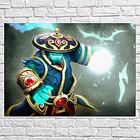 Плакат "Дота 2, Шторм Спирит, Storm Spirit, Dota 2", 43×60см