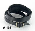 Браслет-обгортка виконаний з натуральної шкіри застібається на пряжку, фото 3