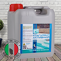 Коагулянт активный Италия Жидкое средство против мутности в воде Barchemicals 5 л