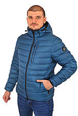 Куртка чоловіча демісезонна Talifeck 23-70786 бірюзова, фото 4