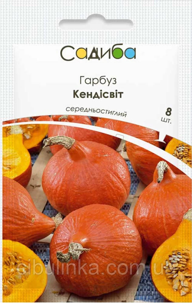 Насіння Гарбуз Кендісвіт Садиба центр 8 шт, фото 1
