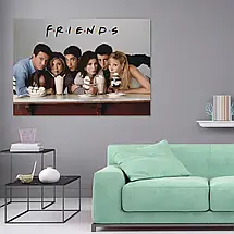 Плакат "Друзі, Friends", 43×60см, фото 2