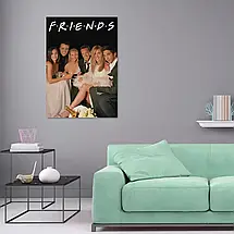 Плакат "Друзі, Friends", 60×43см, фото 2