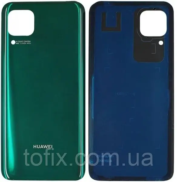 Задня панель корпусу (кришка акумулятора) Huawei P40 Lite (02353MVF) сервісний оригінал, Crush Green