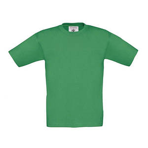 Дитяча футболка B&C Exact 150 зелена - kelly green