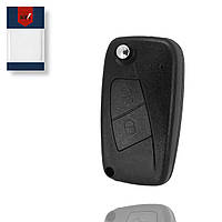 Корпус ключа Fiat Punto Ducato выкидной на 2 кнопки лезвие SIP22