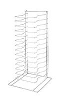 Стеллаж для сеток/деко для пиццы - 300x305x(H)680 mm Hendi 810361