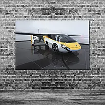 Плакат "Гібридний автомобіль-літак AirCar", 40×60см, фото 3