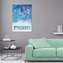 Плакат "Крижане серце, Ельза, Frozen", 60×43см, фото 2