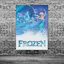 Плакат "Крижане серце, Ельза, Frozen", 60×43см, фото 3