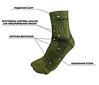 Тактичні шкарпетки 12 пар. Тактические (трекинговые) носки 12 пар.