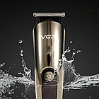 Бездротова машинка для стрижки волосся 5в1 VGR V-107 / Набір для стрижки / Акумуляторний тример, фото 3