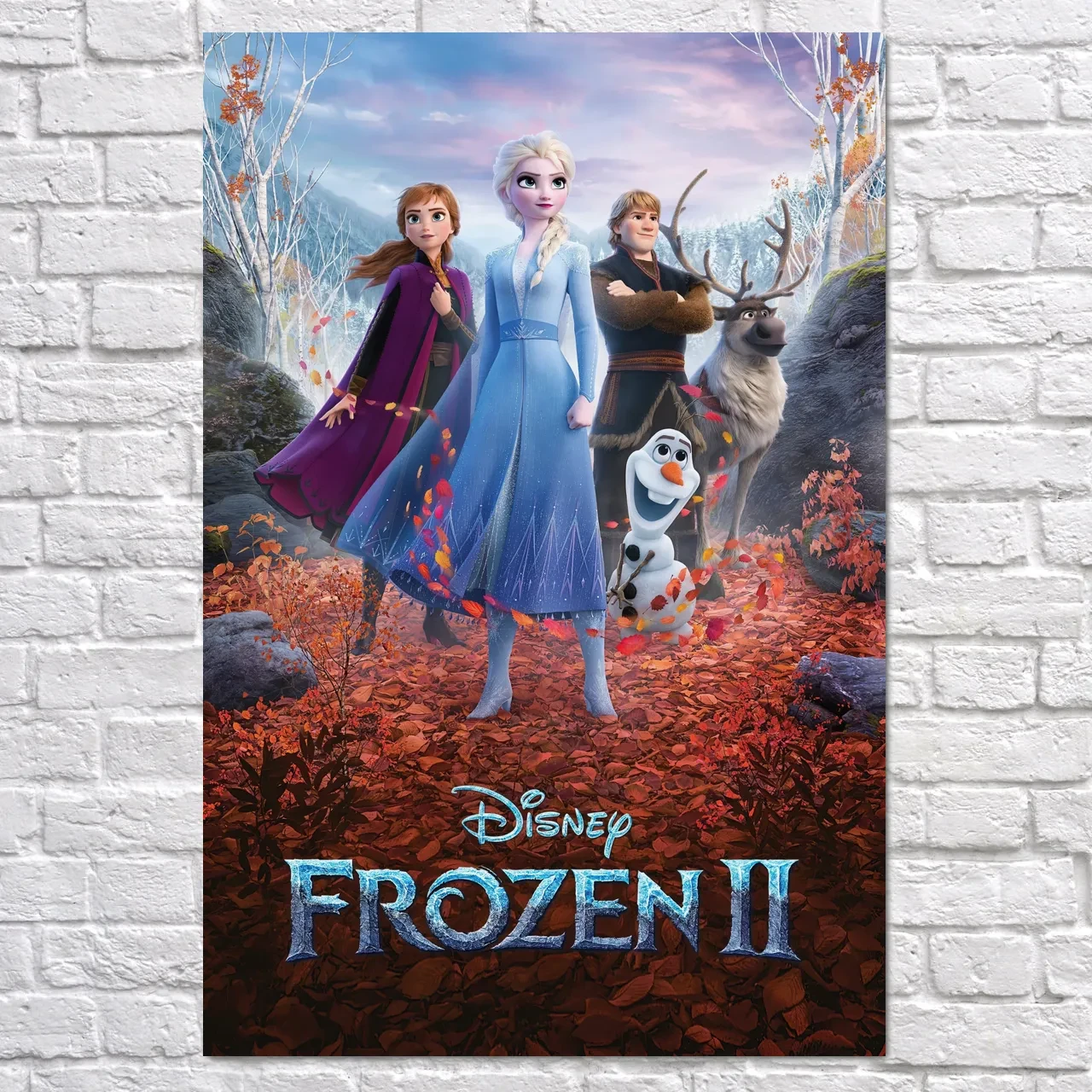 Плакат "Крижане серце 2, Frozen 2", 60×40см