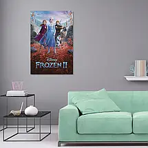 Плакат "Крижане серце 2, Frozen 2", 60×40см, фото 2