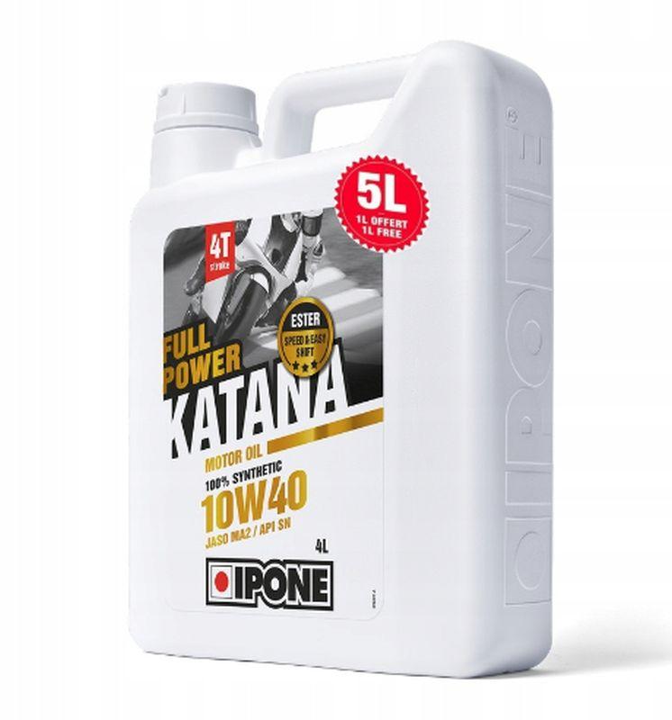 Моторна олива Ipone Full Power Katana 10W40 100% синтетика 5L (Ester, MA2) Акція 4+1 (AKC) (4)
