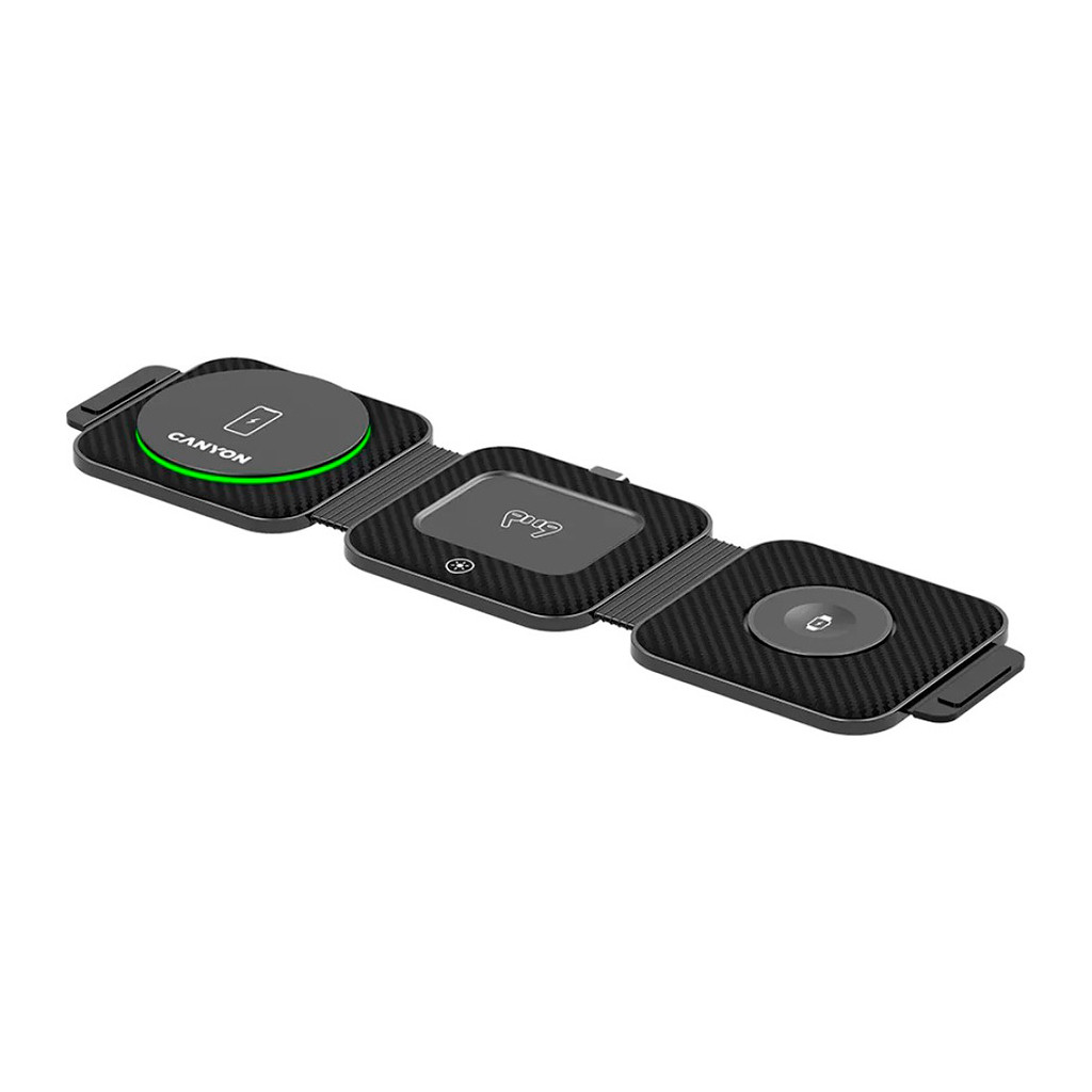 Зарядное Устройство Canyon WS-305 Foldable 3in1 Wireless Charger (CNS ...