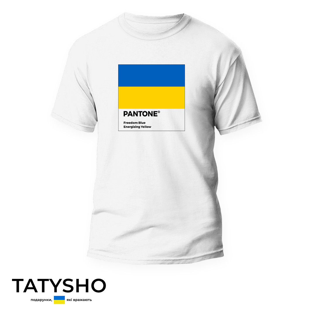 Футболка з принтом "Pantone'' (ВЕЛ), ПРЕМІУМ
