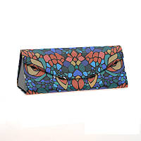 Стильний футляр для окулярів, складний футляр-трансформер для окулярів, трикутний  Mosaic