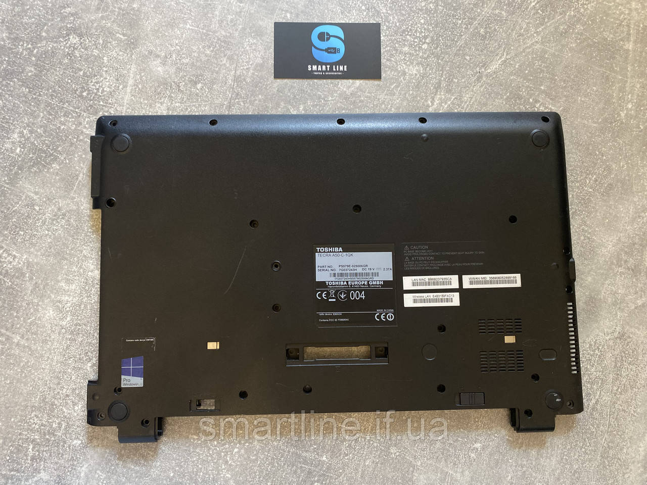 Нижня частина корпусу піддон корито для ноутбука Toshiba Satellite Pro A50-C | GM903896062A-A, фото 1