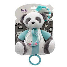 Плюшева іграшка підвіска музична Tulilo Панда mint