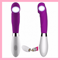 Вибратор для стимуляции эрогенных зон и точки G, вибратор силиконовый на батарейках, интимные игрушки