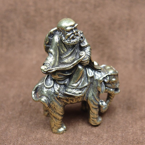 Ретро настільна прикраса мідна статуетка ангела Бога Кохання з шістьма крилами