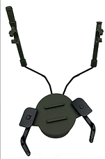 Кріплення адаптер для активних навушників Peltor/Earmor/Walkers Black, фото 6