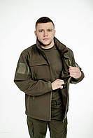 Куртка Ultimatum Patrol Softshell Олива (тактическая куртка хаки софтшел, микрофлисовая подкладка)