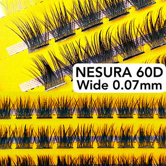 Вії Nesura Wide 60D 0.07 Широкі