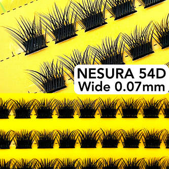Вії Nesura Wide 54D 0.07 Широкі