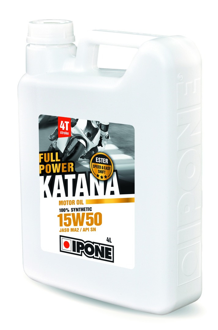 Моторна олива Ipone Full Power Katana 15W50 100% синтетика 4L (Ester, MA2) (AKC) (6)