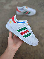 Кроссовки ADIDAS SuperStar Gucci белые суперстар адидас