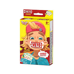 Настільна розважальна гра VETO-02 міні Українська мова, World-of-Toys