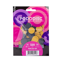Змінні файли для педикюрного диску Pododisc Staleks Pro L 320 гріт 50 шт