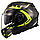 LS2 FF901 Advant X CARBON Future Hi-Vis Yellow, XS Мотошолом модуляр (трансформер) з окулярами, фото 4