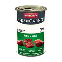 Влажный корм для собак Animonda GranCarno Adult Beef + Game | 400 г (говядина и дичь)