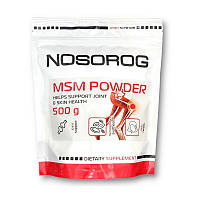 Добавка для суставов и связок MSM Powder (500 g, unflavored), NOSOROG Bomba