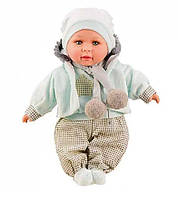 Реалістичний Пупс чудо малюк в теплому одязі розповідає казку сміється Інтерактивна лялька кукла