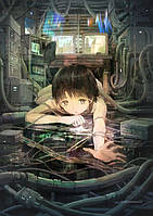 Experiments Lain;- аниме постер