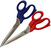 Ножницы портновские "TAKSUN" №10 (24,5см) пластиковая ручка GL130 (цвет в ассортименте) (5834)