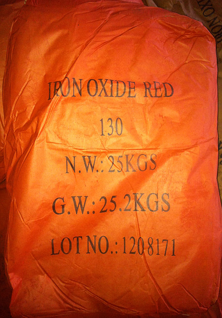 Пигмент железоокисный красный 130 для плитки и бетона - фото 1 - id-p25153002