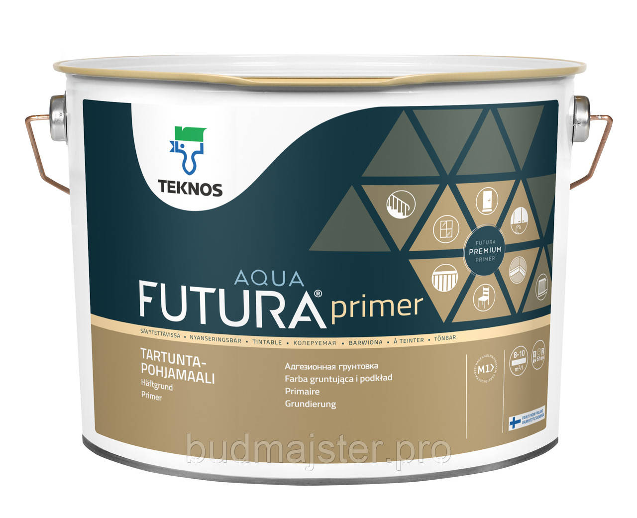 Грунтовка Teknos FUTURA AQUA PRIMER, біла 9 л.