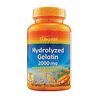 Коллаген (желатин) для суставов и связок для спорта Hydrolyzed Gelatin 2000 mg (60 tabs), Thompson Bomba