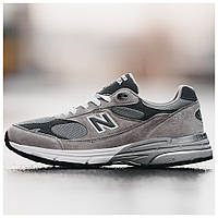 Мужские кроссовки New Balance 993 Grey, серые замшевые кроссовки нью беленс 993 ню беланс, NB 993 нб