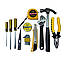 Набір ручних інструментів 11 предметів у кейсі для дому універсальна валіза для ремонту, фото 5