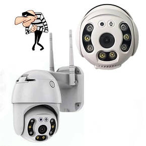 Камера відеоспостереження PTZ вулична WiFi xm 2mp, фото 4