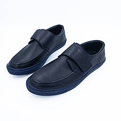 Туфлі для хлопчика шкільні Bistfor Синій 39 розмір (устілка 24,5 см)