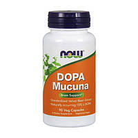 Пищевая добавка Экстракт Л-Допа Мукуна DOPA Mucuna (90 veg caps), NOW Bomba